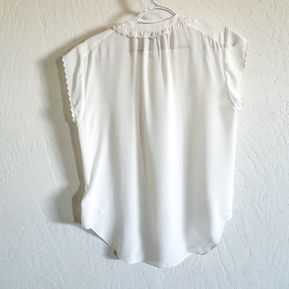 Joie 100% Silk Women's Calais Short Sleeve Top - Picture 5 of 5